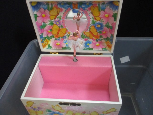 Ballerina Jewelry Boxes (Lot of 4) & 1 Schylling Jewelry Box - 18