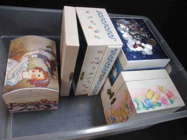 Ballerina Jewelry Boxes (Lot of 4) & 1 Schylling Jewelry Box (1 of 18)