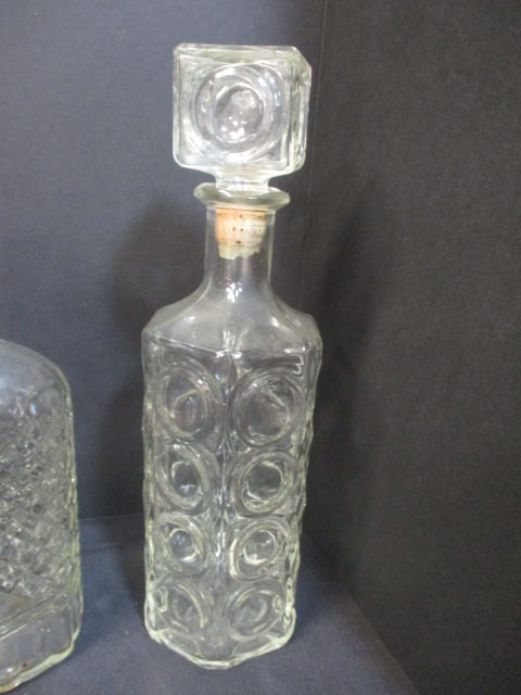 4 Decanters (1 is Old Fitzgerald) - 2