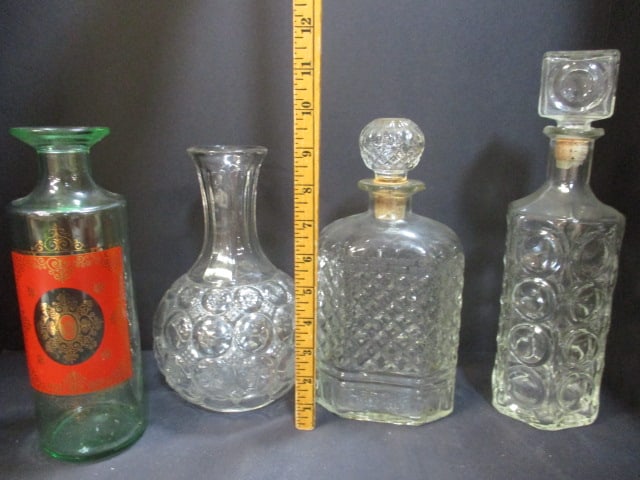 4 Decanters (1 is Old Fitzgerald) - 9