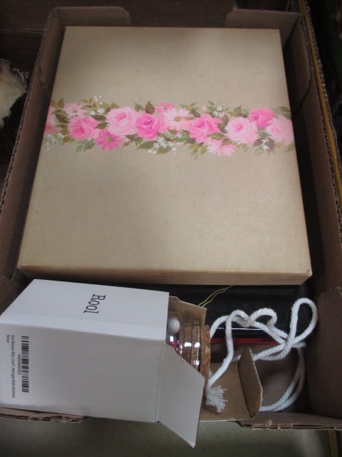 2 PR Ladies Nylons in Boxes, Stationary Set in Box &: Messages Bottle Set (see pictures)