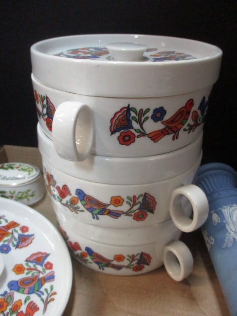 Royal Crown Paradise Ovenware Dishes (Lot of 3), Coalport - 5