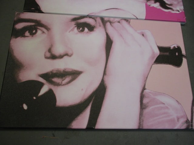 Marilyn Monroe Wrapped Canvas (Lot of 2) - 3