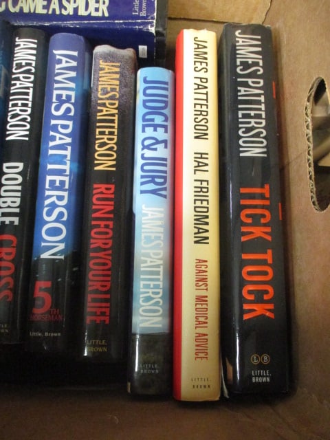 James Patterson Hardback Books (2 Boxes) - 2