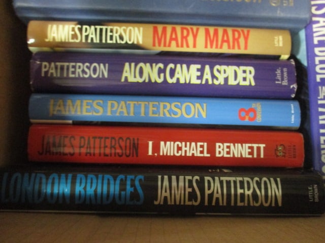 James Patterson Hardback & Paperbook Books (2 Boxes) - 2