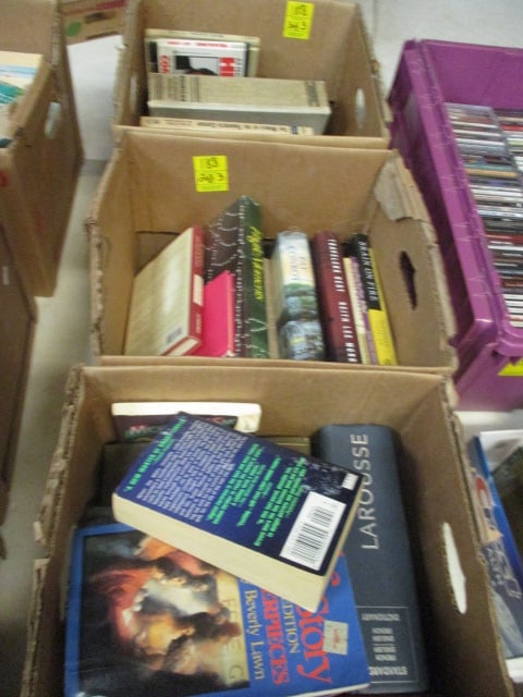 3 Boxes Misc. Books-Pat Conroy, Robert Parker, etc. (1 of 9)