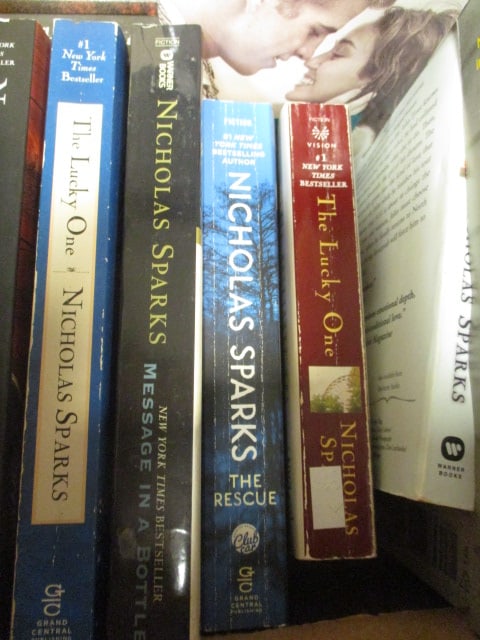 Nicholas Sparks Paperback Books (1 Box) - 3