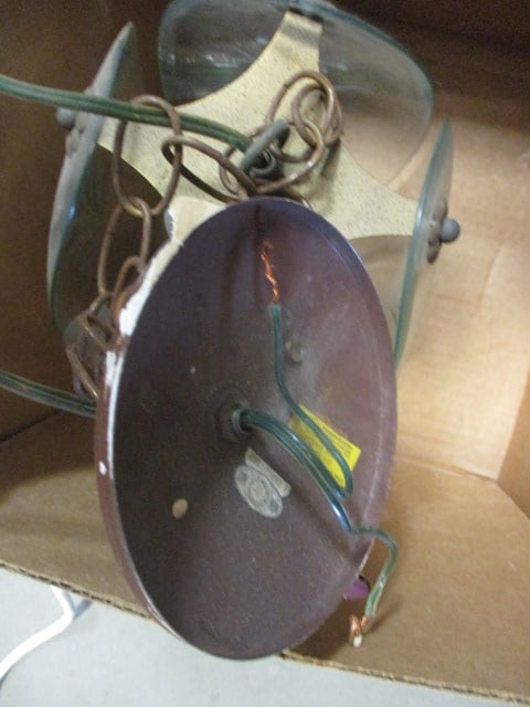 Hardwire Hanging Light (4 Panel/3 Light) - 4