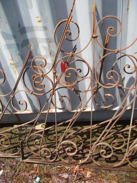 Metal Angled Iron Porch Railing - 3