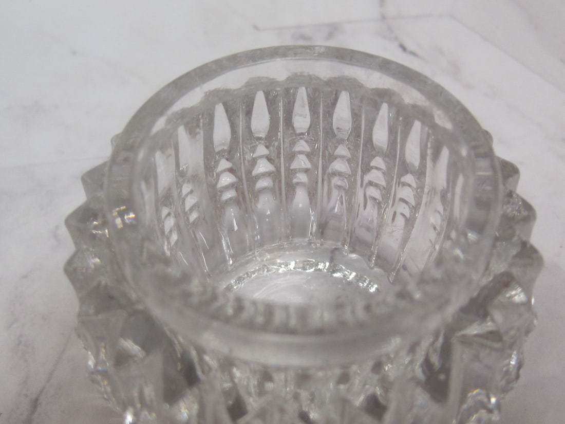 Sterling Silver & Crystal Dresser Jar - 4