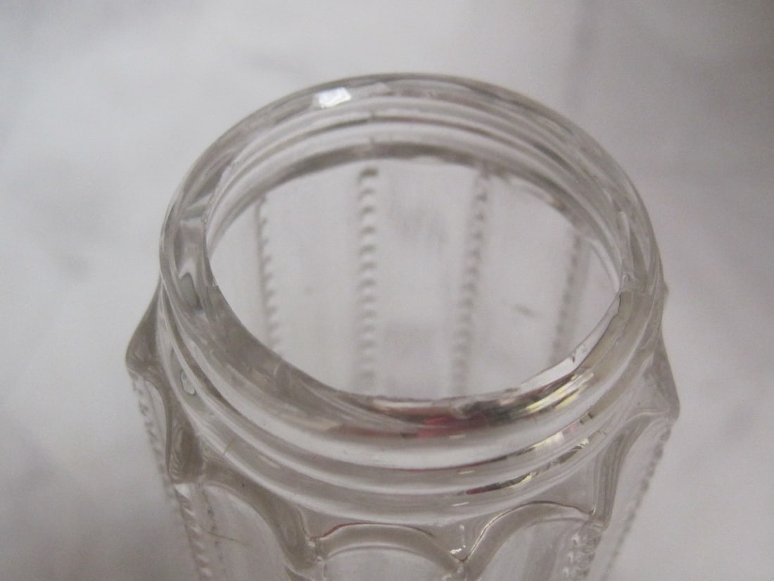 Sterling Silver & Glass Toothbrush Holder - 7