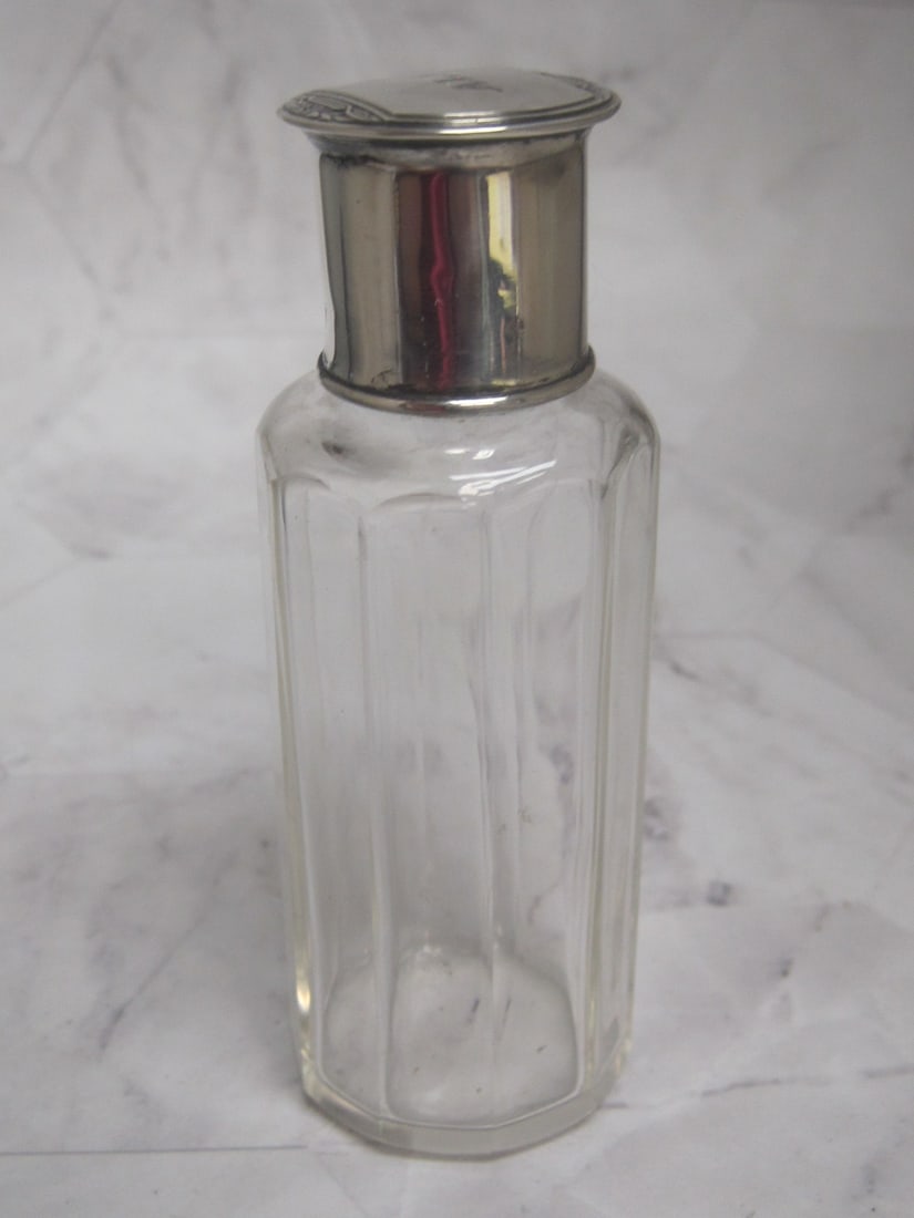Sterling Silver & Cut Glass Perfume Bottle (1 of 6)