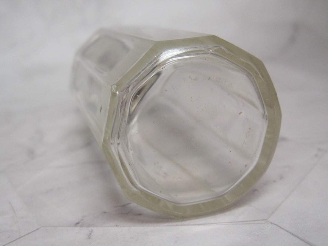 Sterling Silver & Cut Glass Perfume Bottle - 5