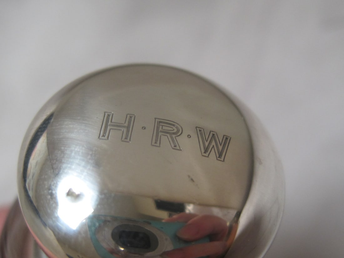Sterling Silver & Cut Glass Perfume Bottle - 2