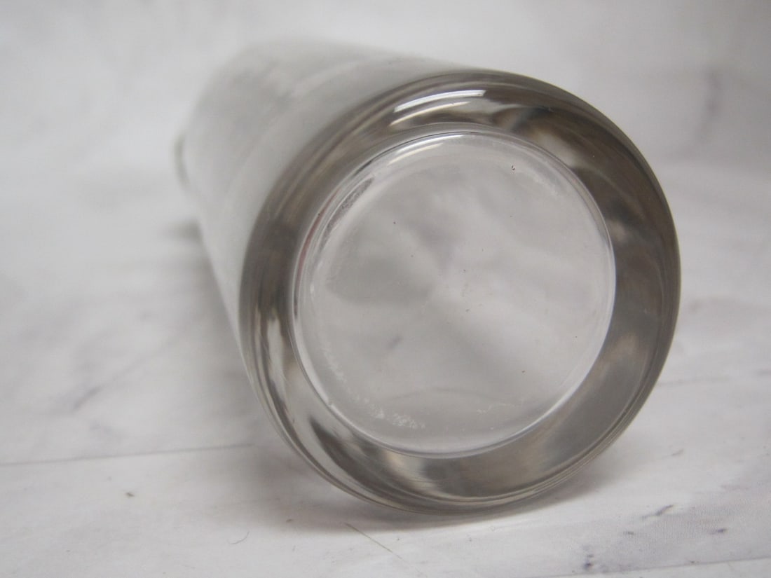 Sterling Silver & Crystal Perfume Bottle - 7