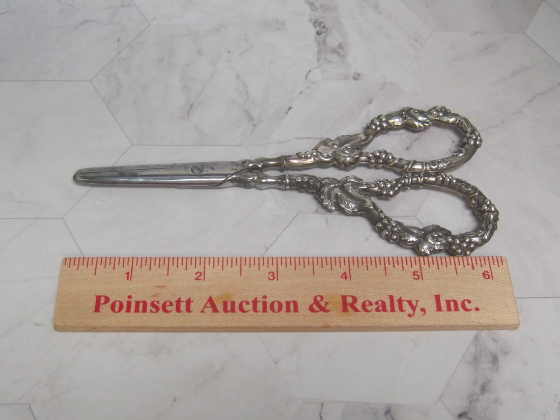 Sterling Silver Handled Grape Shears - 6
