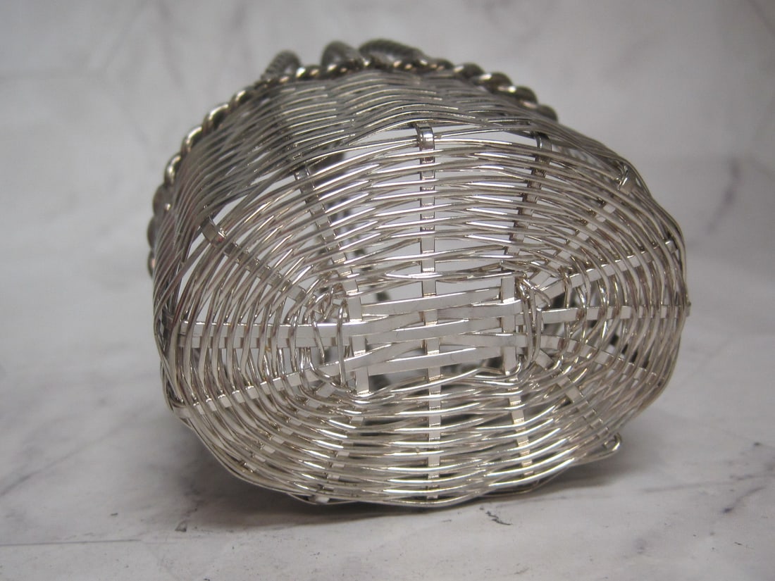 Silverplate Miniature Basket - 3