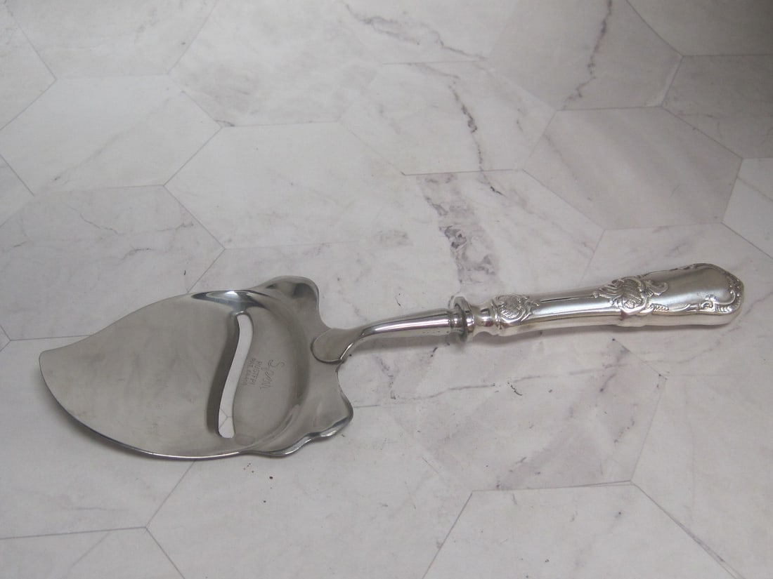 European Silverplate Cheese Server - 2
