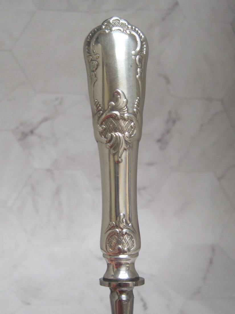 European Silverplate Cheese Server - 3