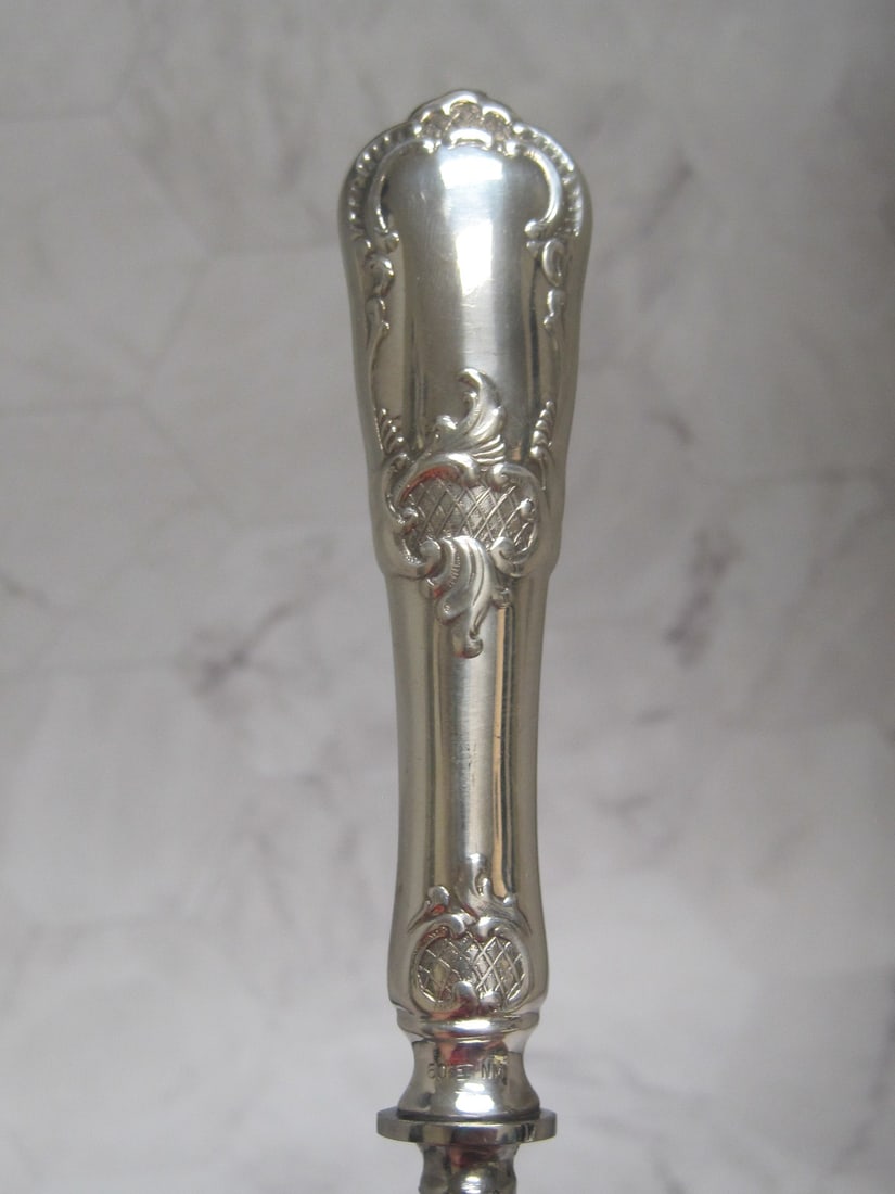 European Silverplate Cheese Server - 4
