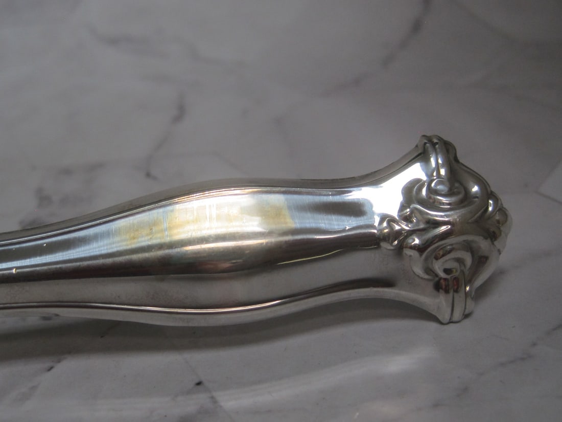 Sterling Silver Handled Bacon Server or Sardine Fork - 4
