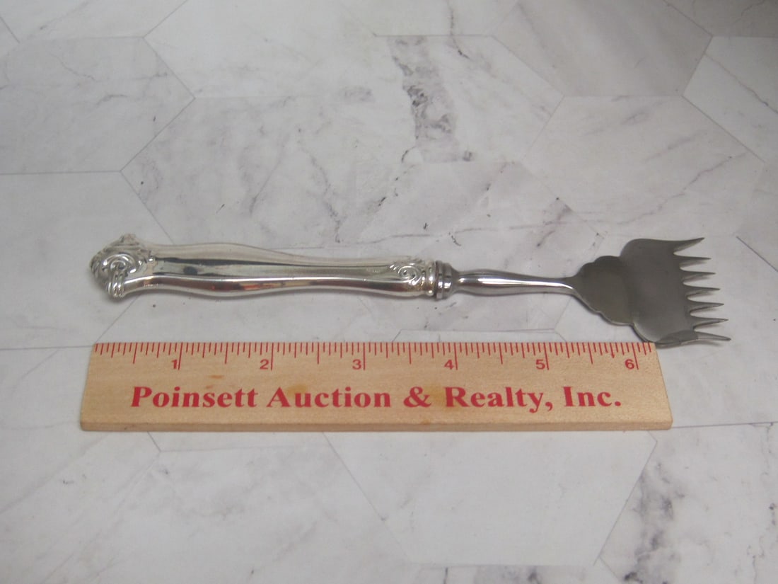 Sterling Silver Handled Bacon Server or Sardine Fork - 6