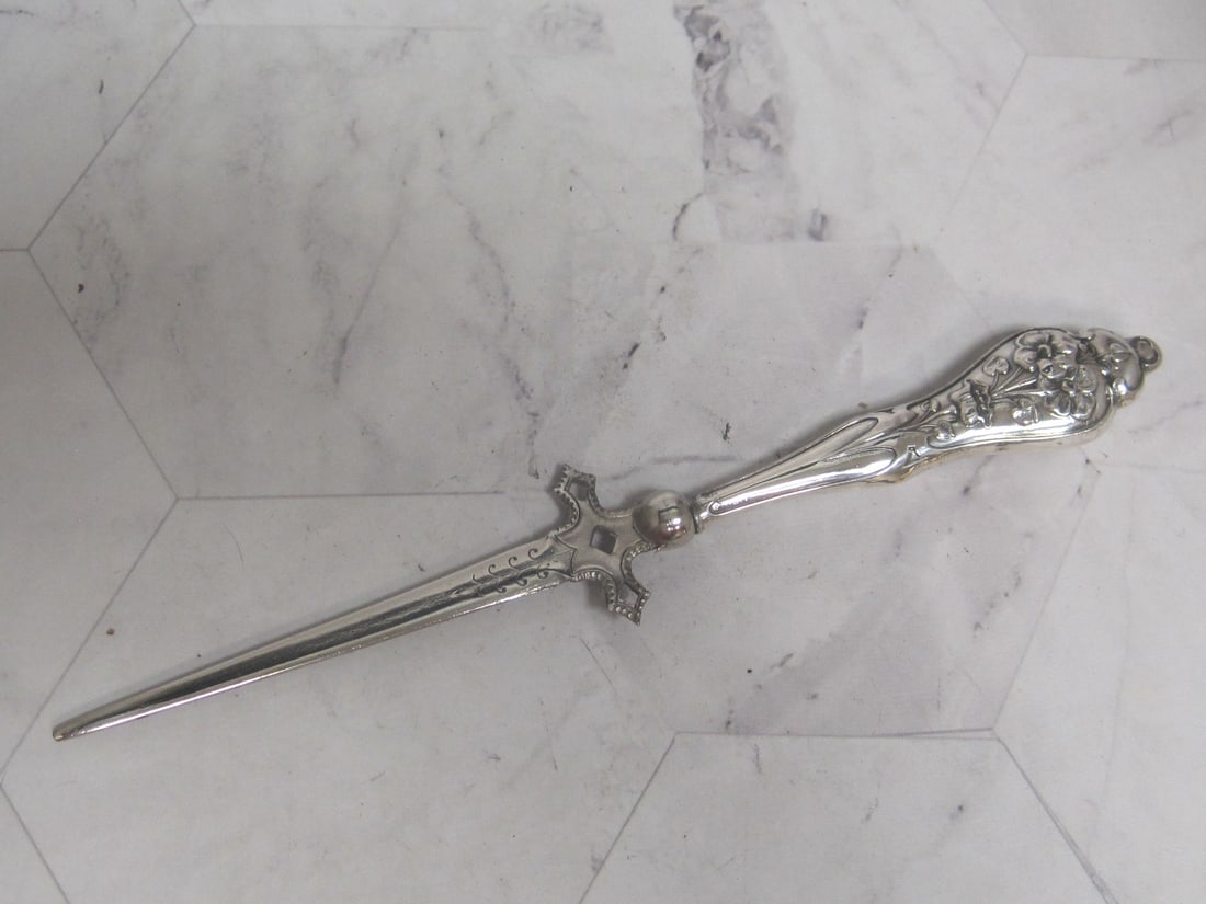 Antique Sterling Silver Letter Opener (1 of 6)