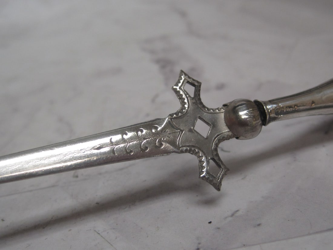 Antique Sterling Silver Letter Opener - 5