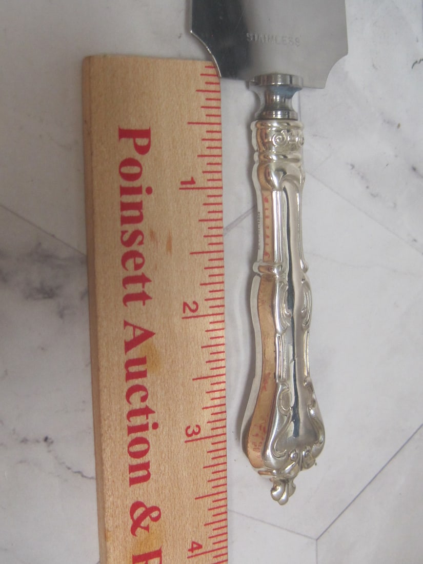 Vintage Sterling Silver Handled Pie Server - 5