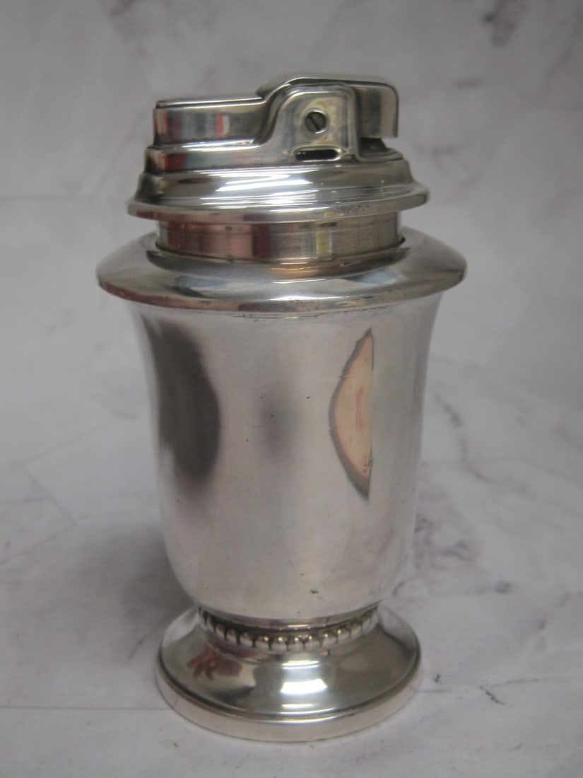Vintage Ronson Sterling Silver Weighted Lighter - 3