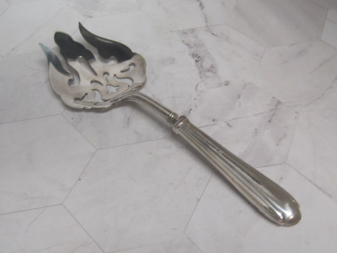 Sterling Silver Handled Buffet Fork: 8 1/2" long