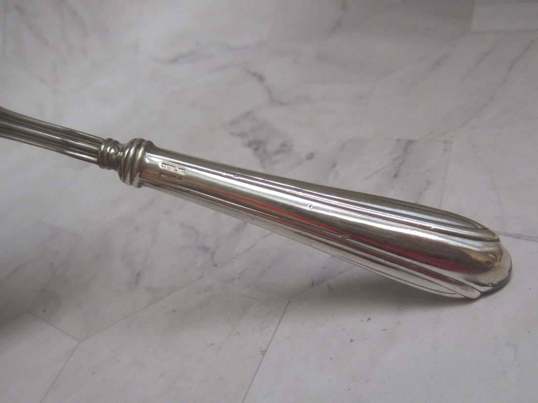 Sterling Silver Handled Large Serving Spoon - 2