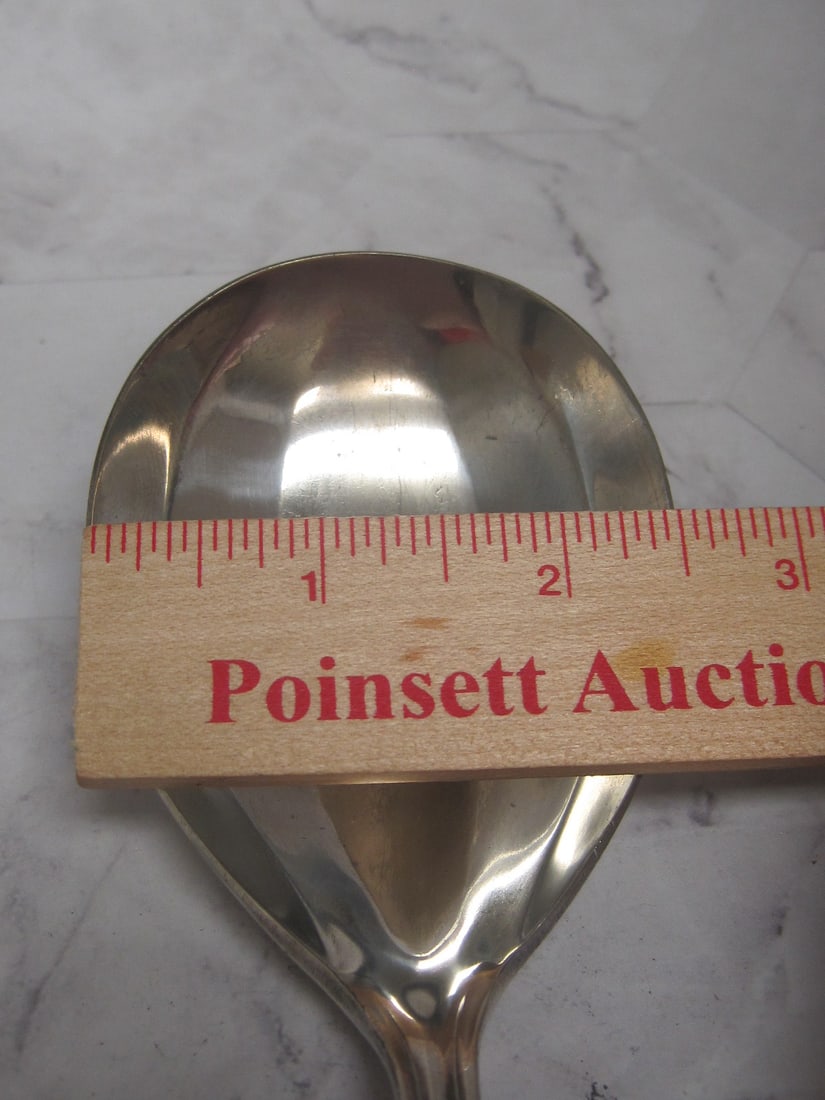 Sterling Silver Handled Large Serving Spoon - 6