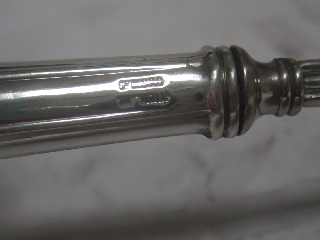 Sterling Silver Handled Meat Fork - 4