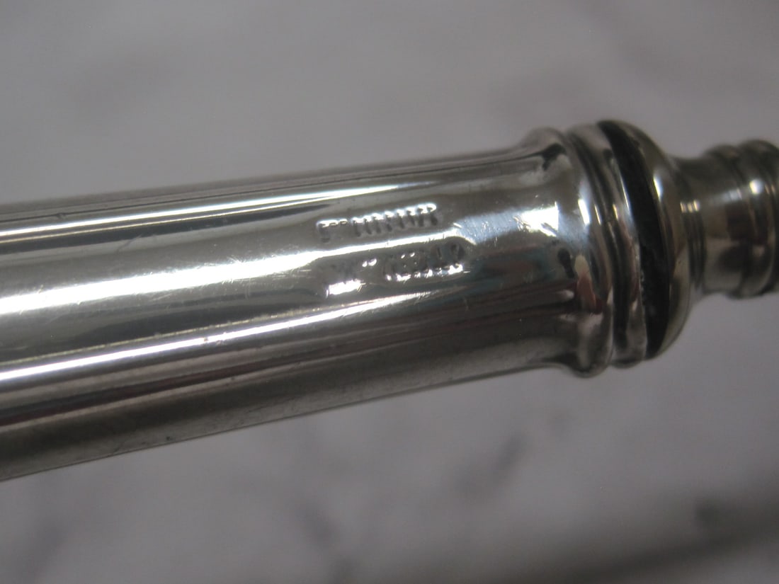 Sterling Silver Handled Meat Fork - 5