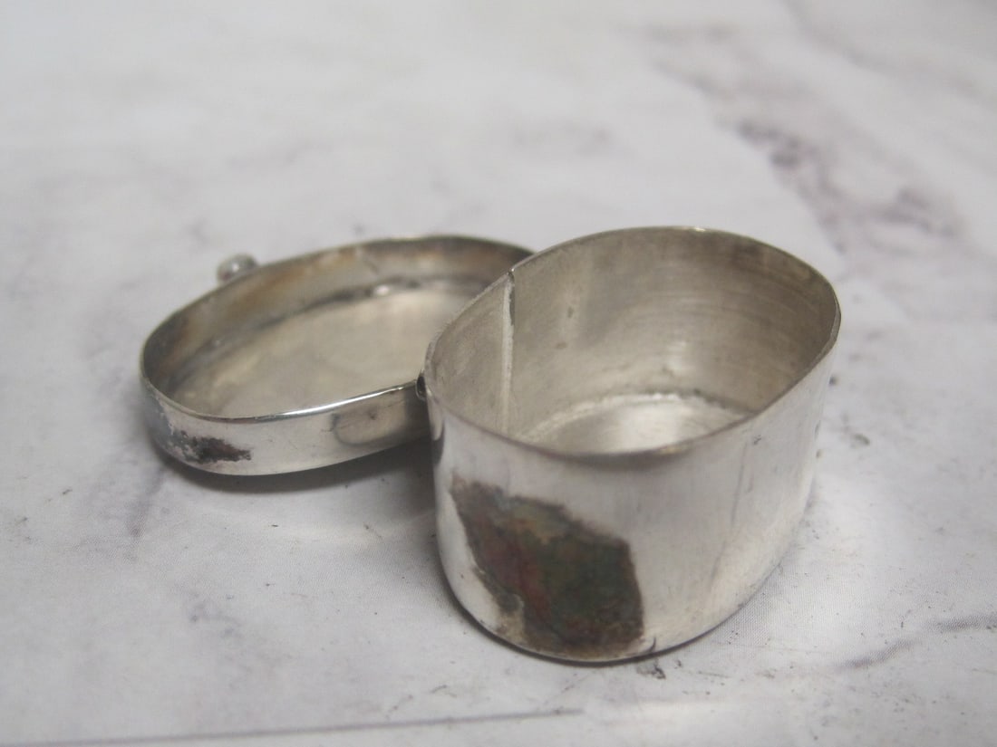 Sterling Silver Pill Box - 2