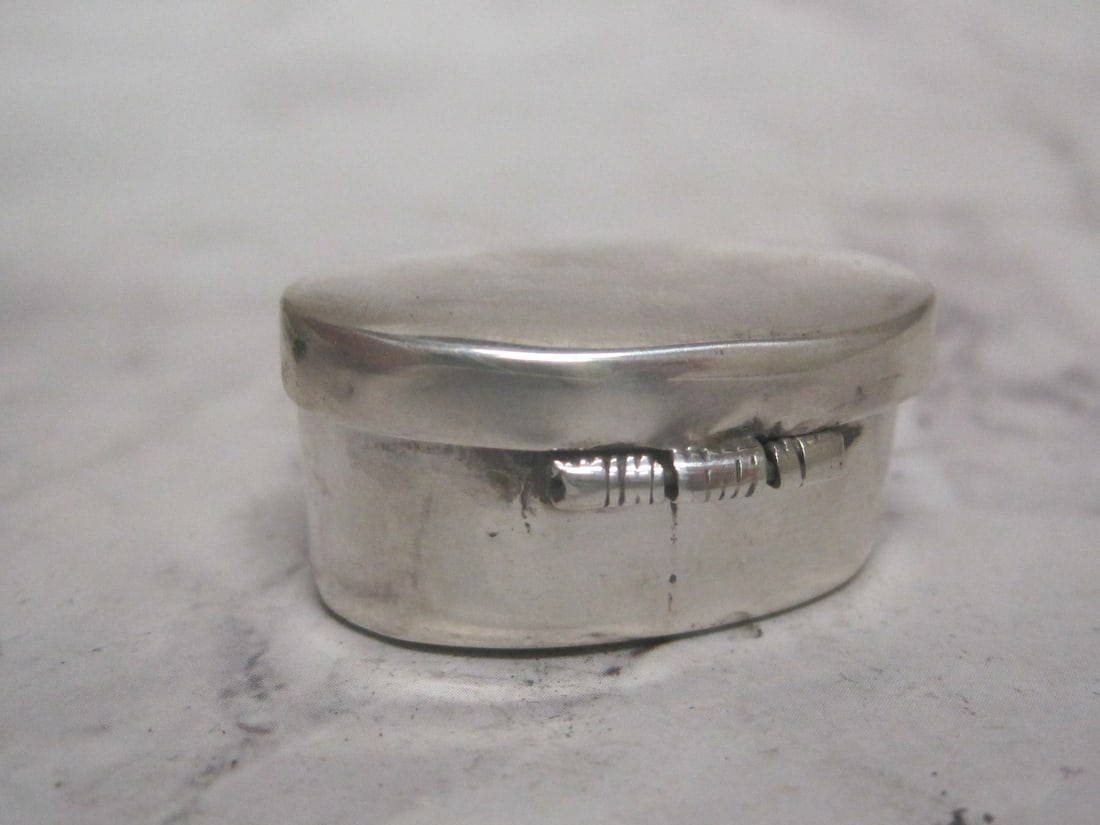Sterling Silver Pill Box - 3