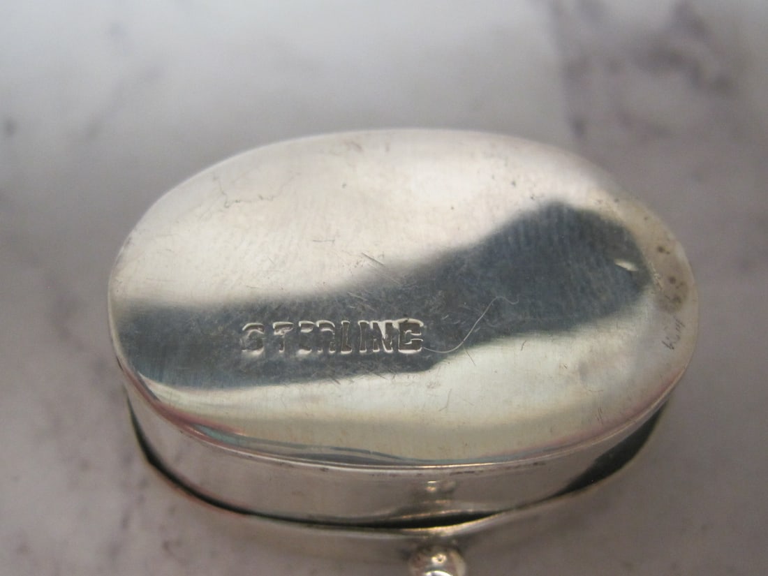 Sterling Silver Pill Box - 4
