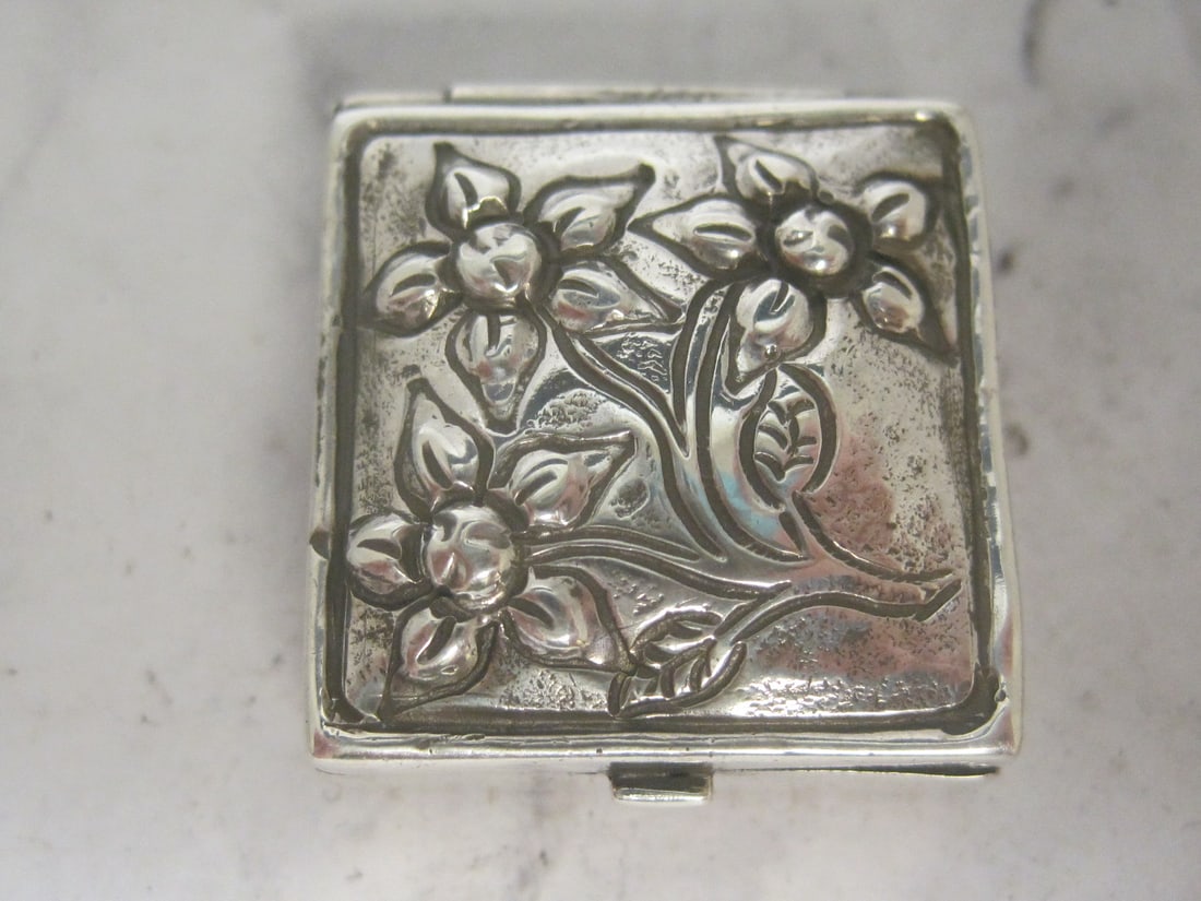 Sterling Silver Pill Box - 2