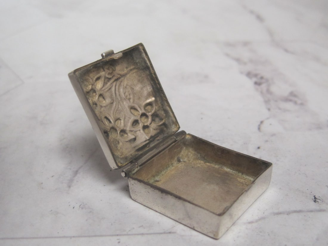 Sterling Silver Pill Box - 3