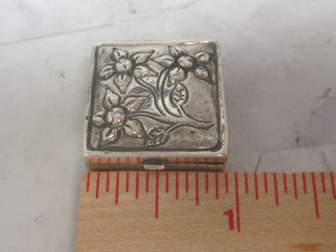 Sterling Silver Pill Box - 5