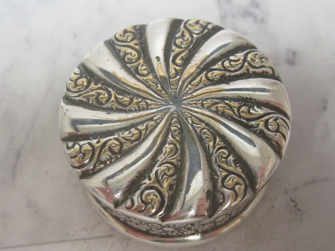Victorian Silverplate Trinket Box - 2