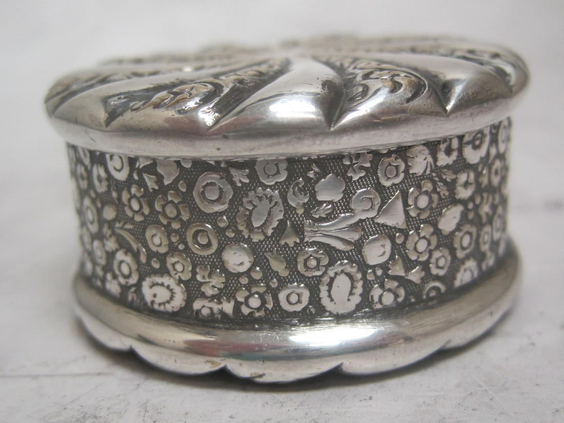 Victorian Silverplate Trinket Box - 3
