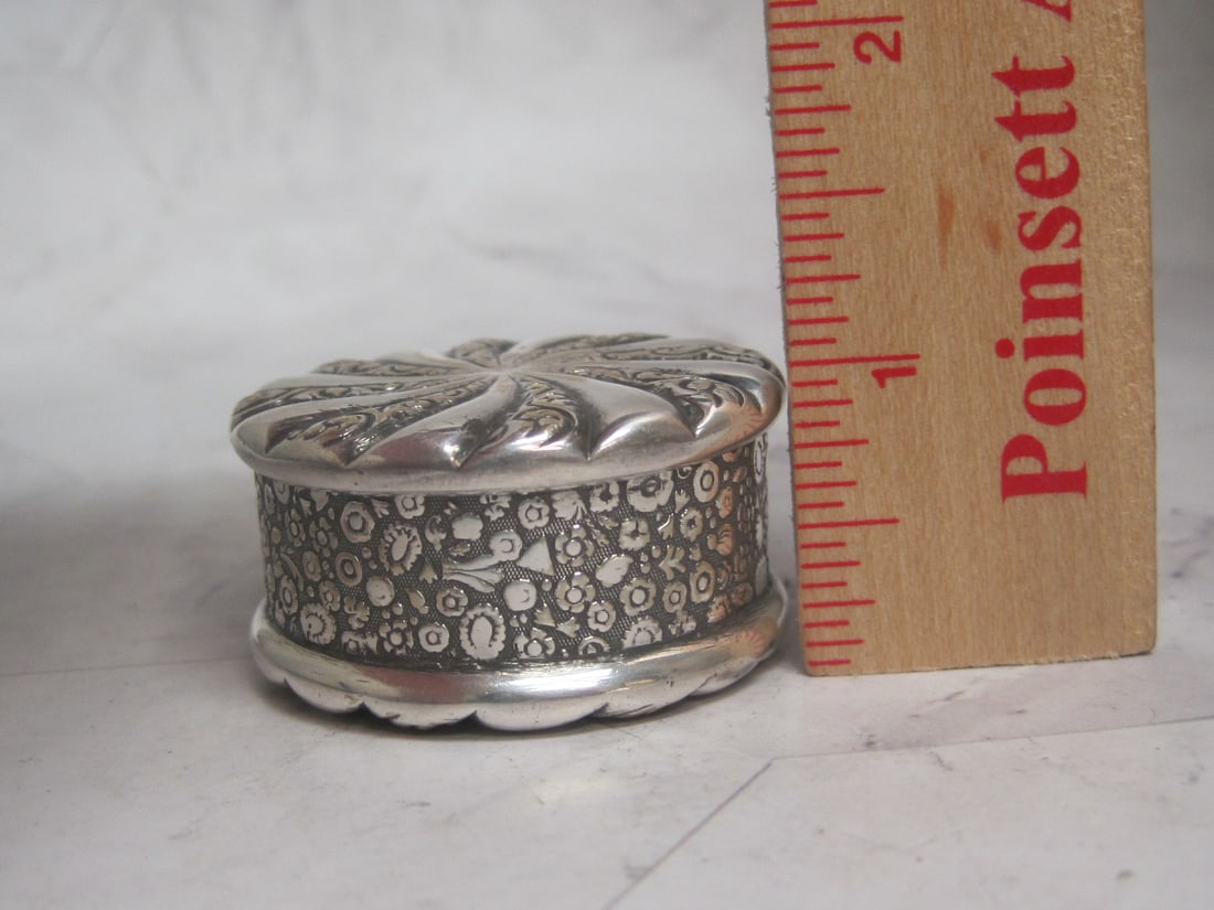 Victorian Silverplate Trinket Box - 8