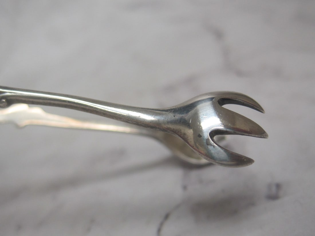 Gorham Art Nouveau Sterling Silver Tongs - 4