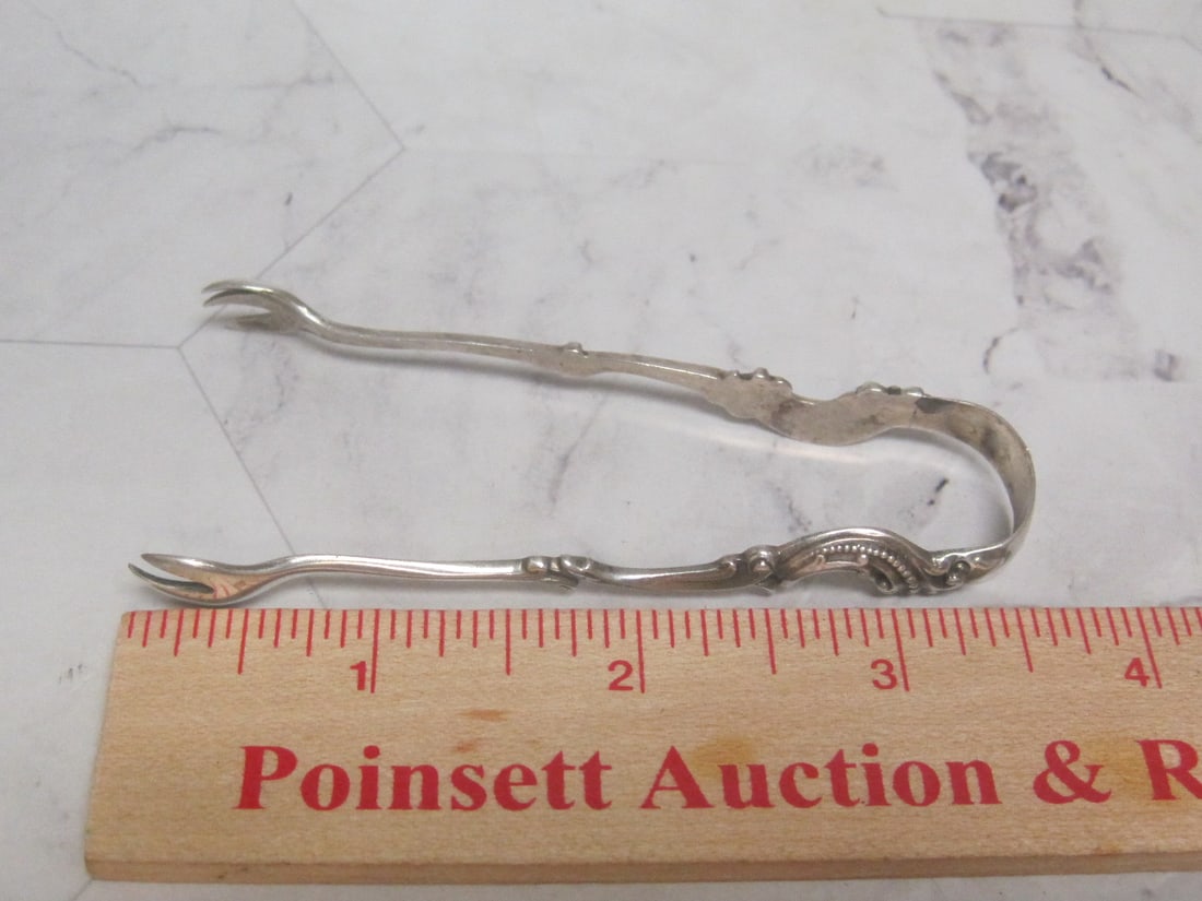 Gorham Art Nouveau Sterling Silver Tongs - 5