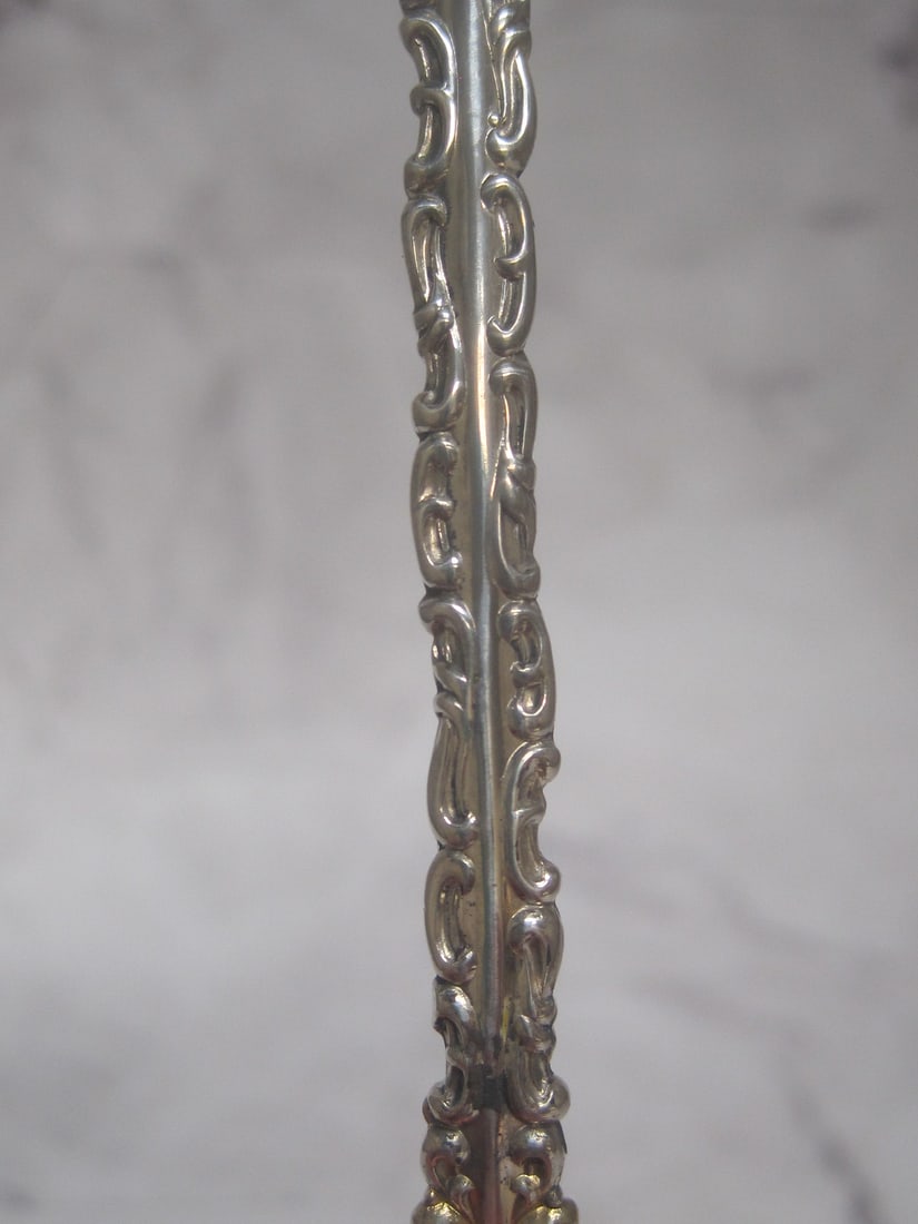 Rare Whiting Sterling Silver Horseradish Server Spoon - 3