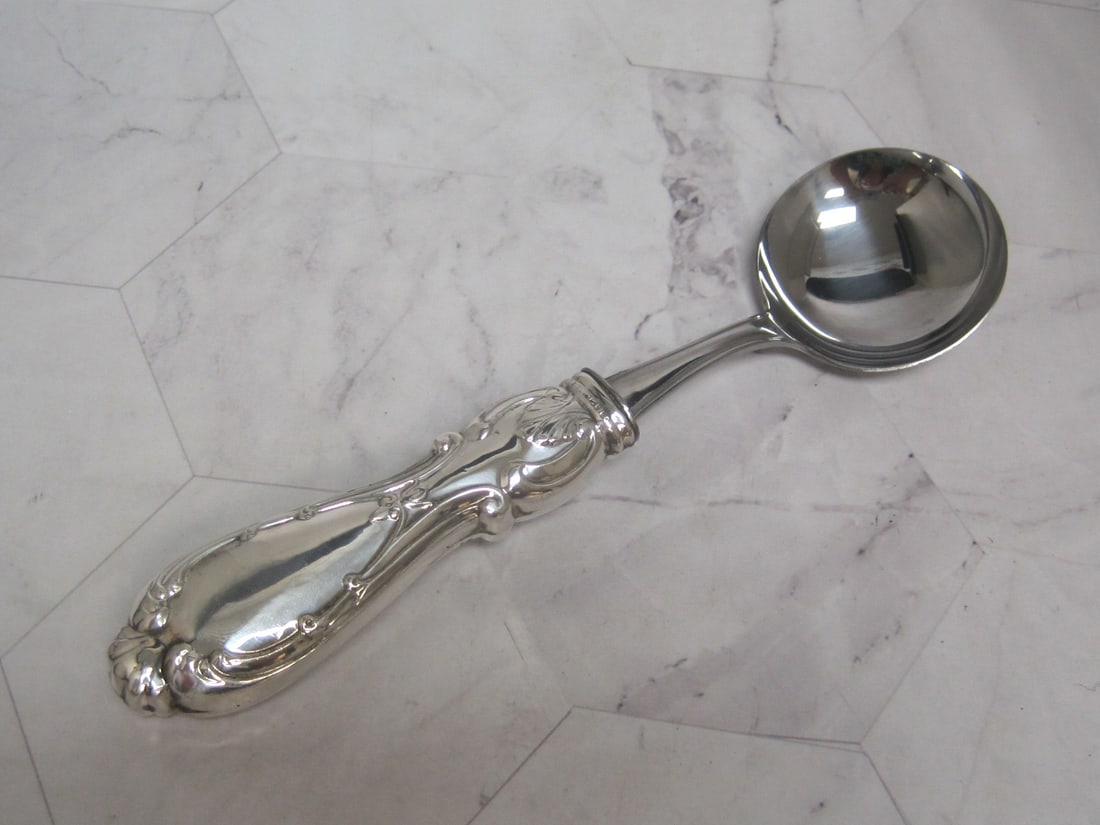 Sterling Silver Handled Ice Cream Scoop: 6 1/2"