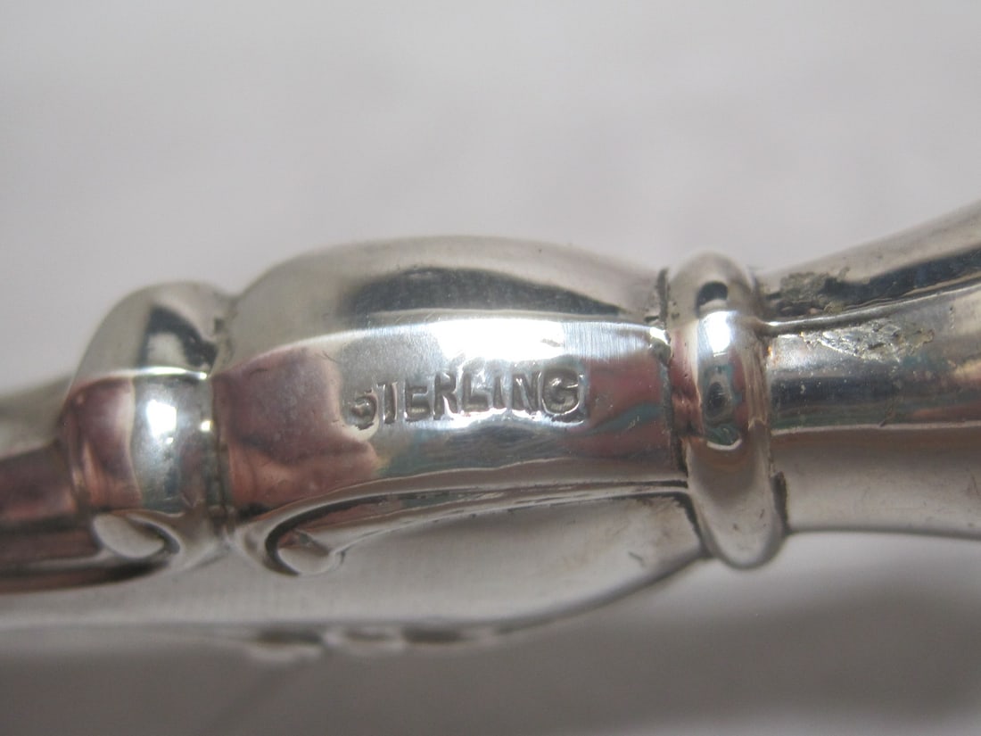 Sterling Silver Handled Sardine Fork or Bacon Server - 4