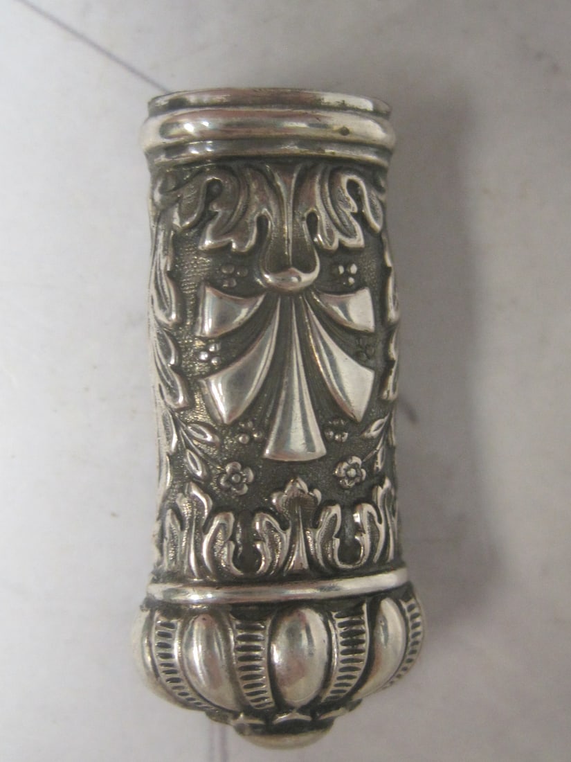 Sterling Silver Sewing Needle Case - 4